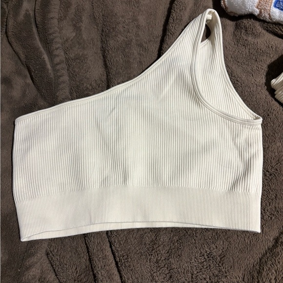 Cream Ribbed Lounge Set - Picture 6 of 6